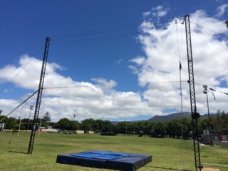 Stunt rig overhead
